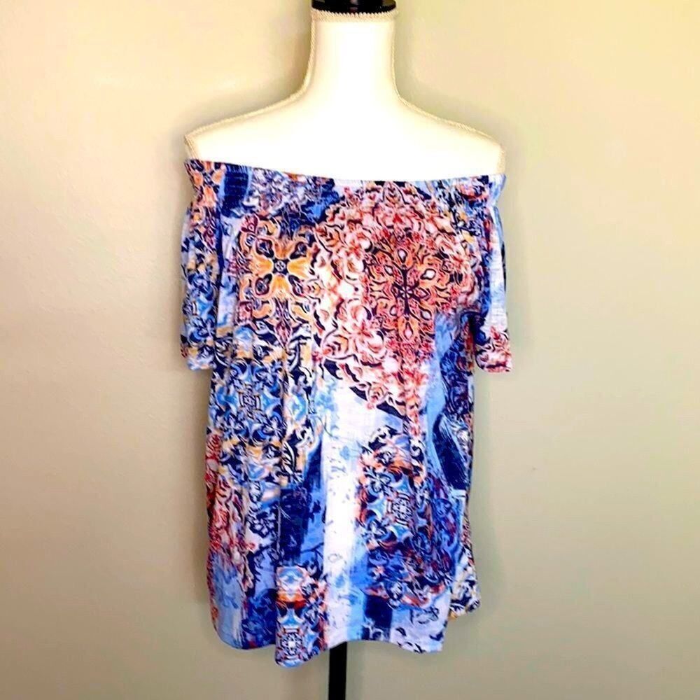 Dana Buchman On or Off Shoulder Top M